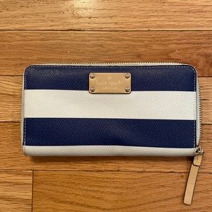 Kate Spade Navy/White Stripe Wallet